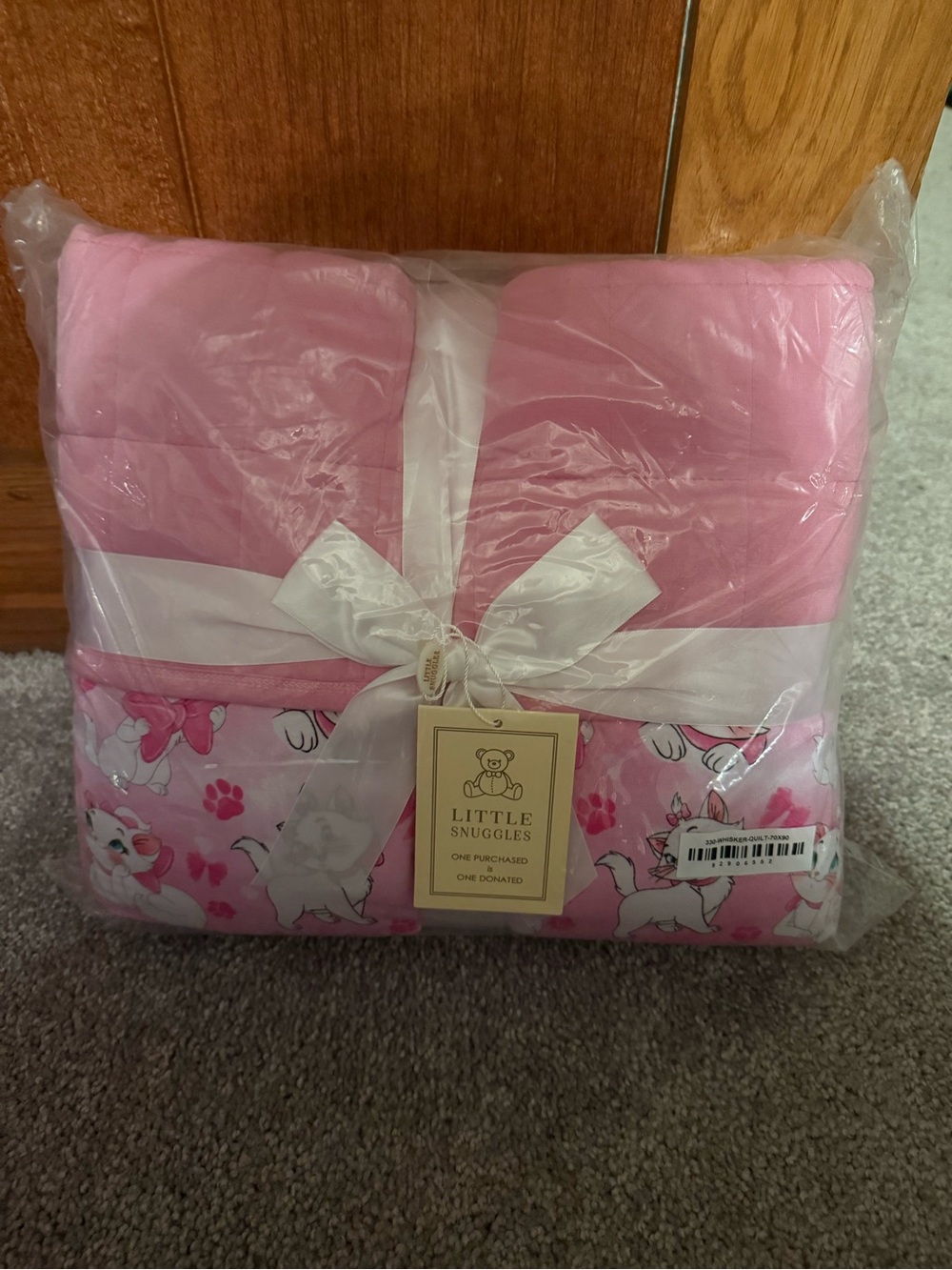Little Snuggles Miss Marie Quilted Bamboo Blanket 70x90 *New in Bag*